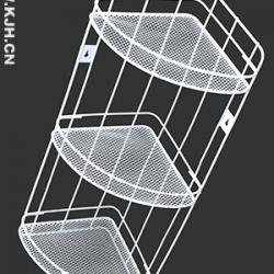 1014菱網角型三層架